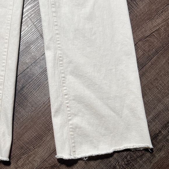 NWOT DL1961 Hepburn Wide-Leg Women's Cream Jeans - Picture 7 of 13